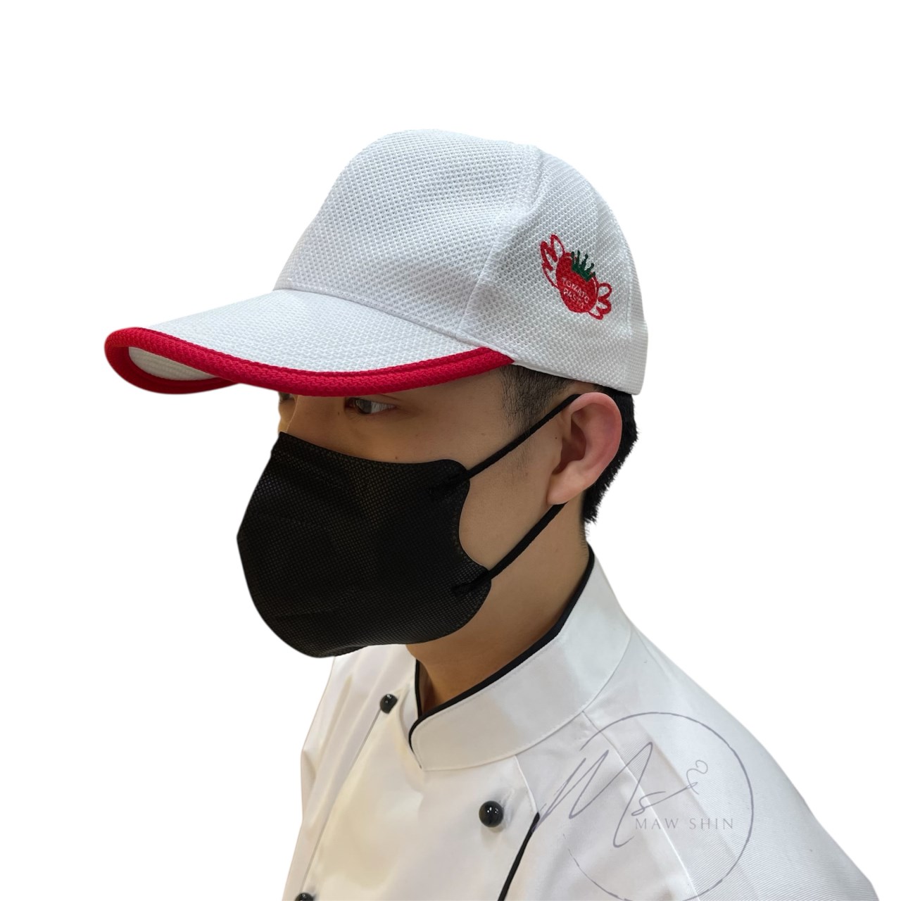 咖啡+格紋滾邊